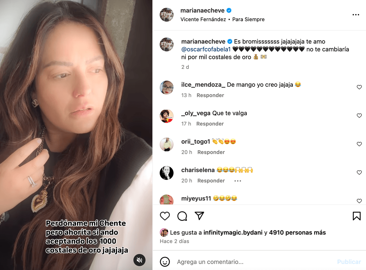 Mariana Echeverría hace fuerte declaración y pide perdón