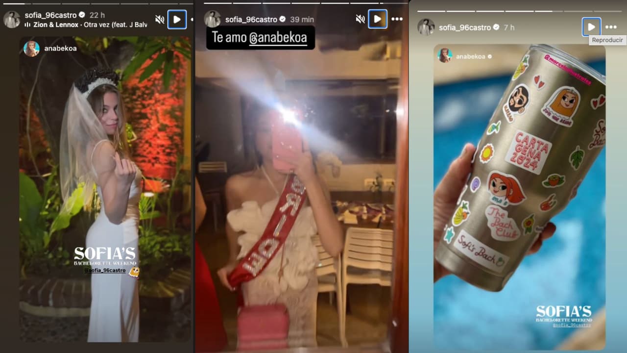 Sofía Castro disfruta de una 'despedida de soltera' y así lo presumió en Instagram