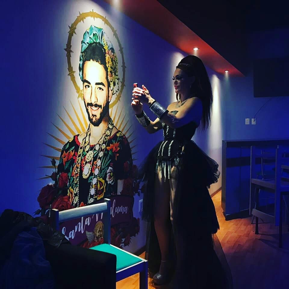 Carmen Campuzano comparte foto de un mural de Maluma