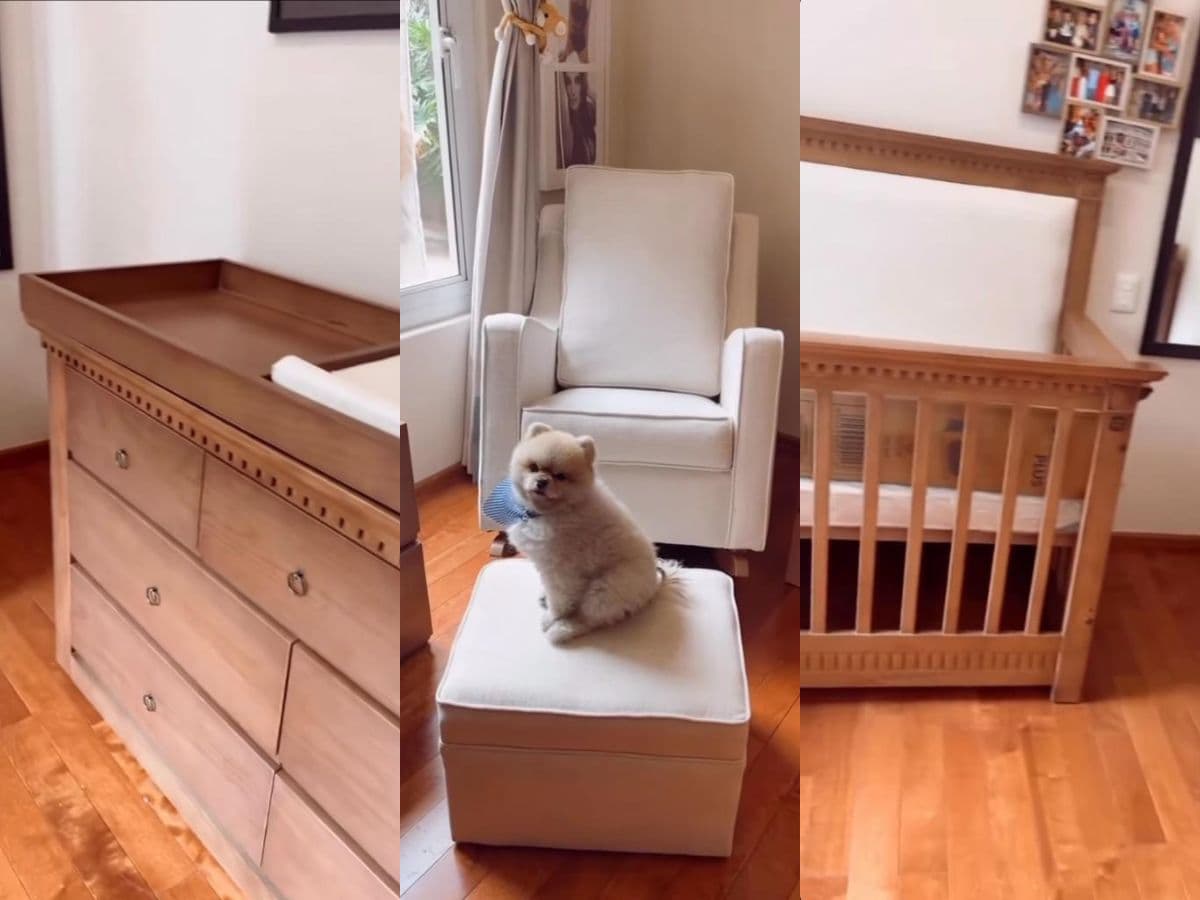 Así luce la habitación de 'Churrito', bebé de Andrea Escalona.