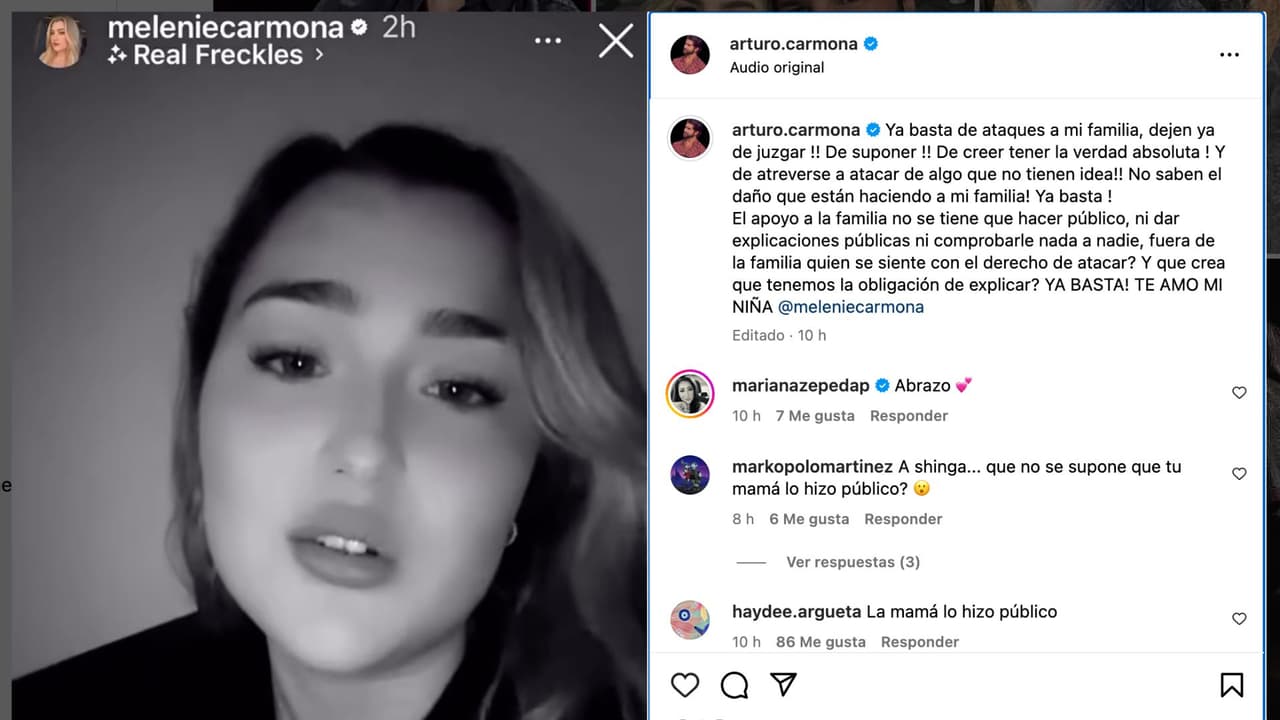 Arturo Carmona defiende a hija de Alicia Villarreal.
