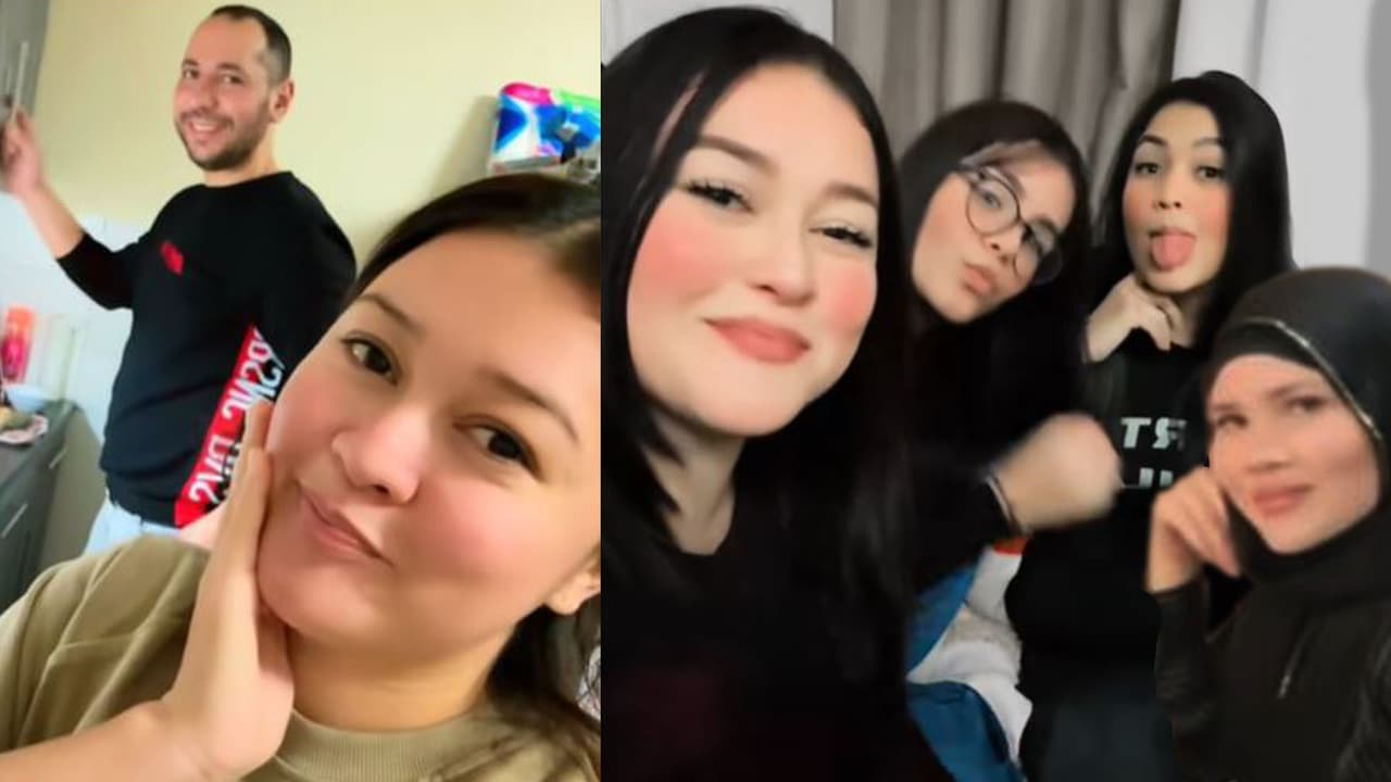 Latina se casa con árabe y convive feliz con sus otras 3 esposas, muestra su vida en TikTok: "Son maravillosas"