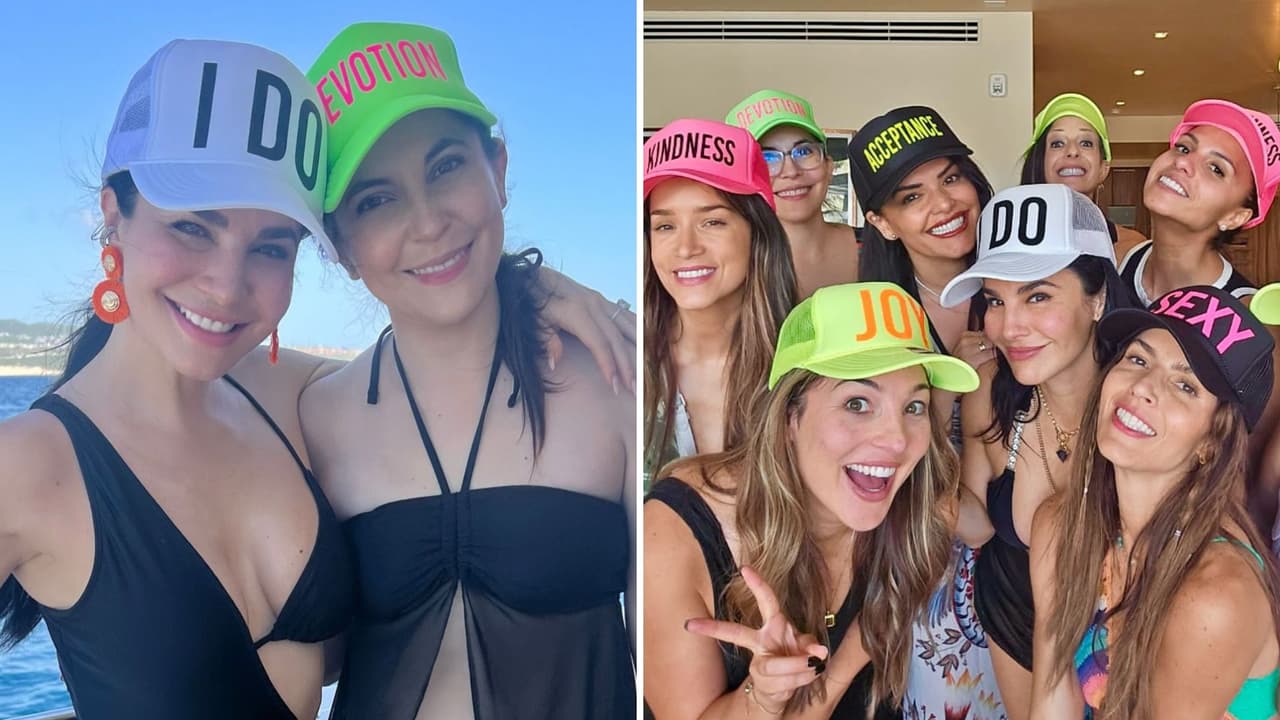 Martha Higareda presume despedida de soltera.