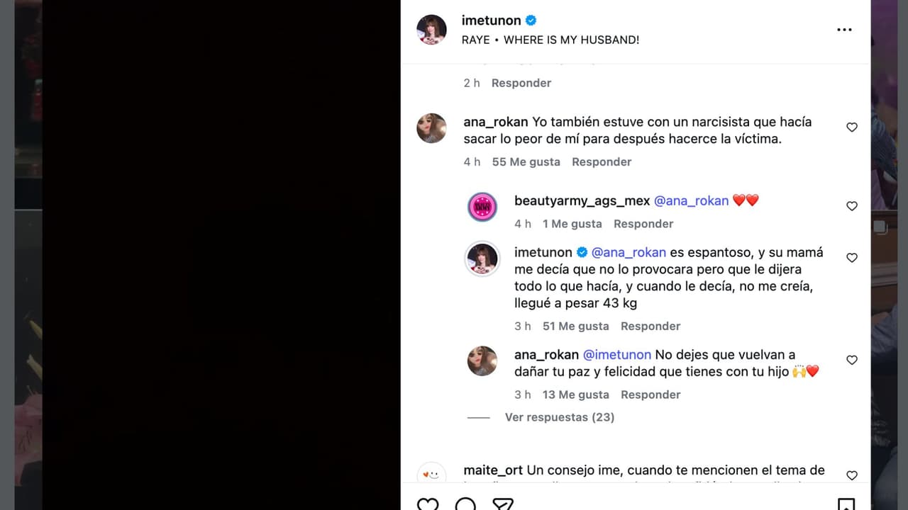 Imelda Tuñón reacciona tras filtración de videos.