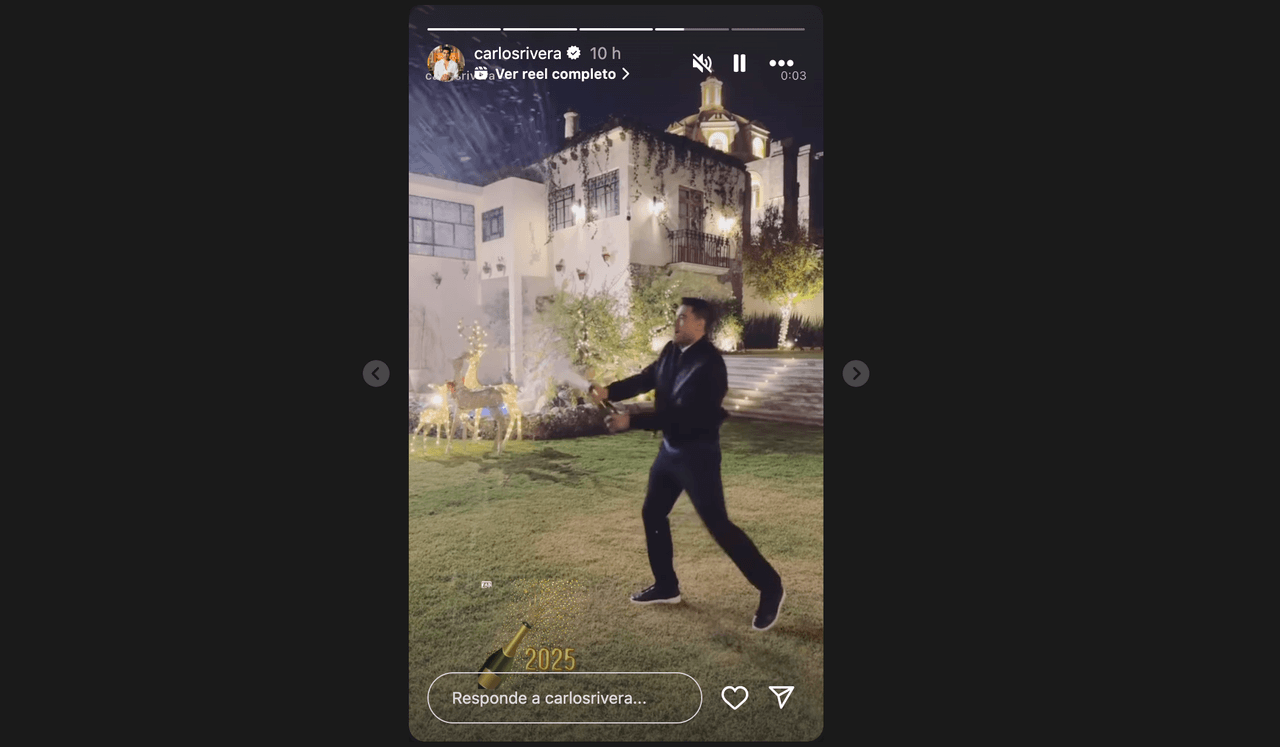 Carlos Rivera celebra Año Nuevo en Huamantla