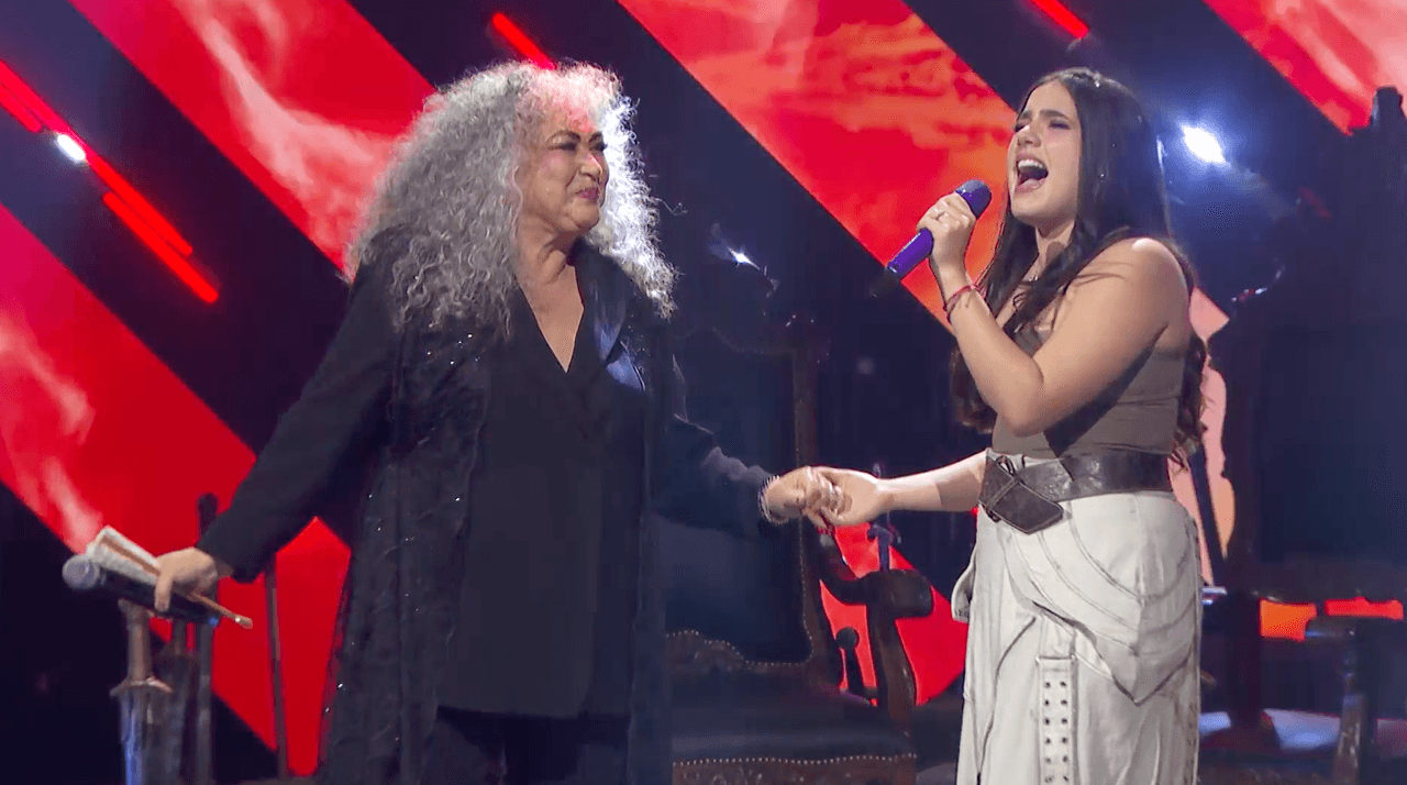 Camila Fernández y Amanda Miguel en 'Juego de Voces' 2026.
