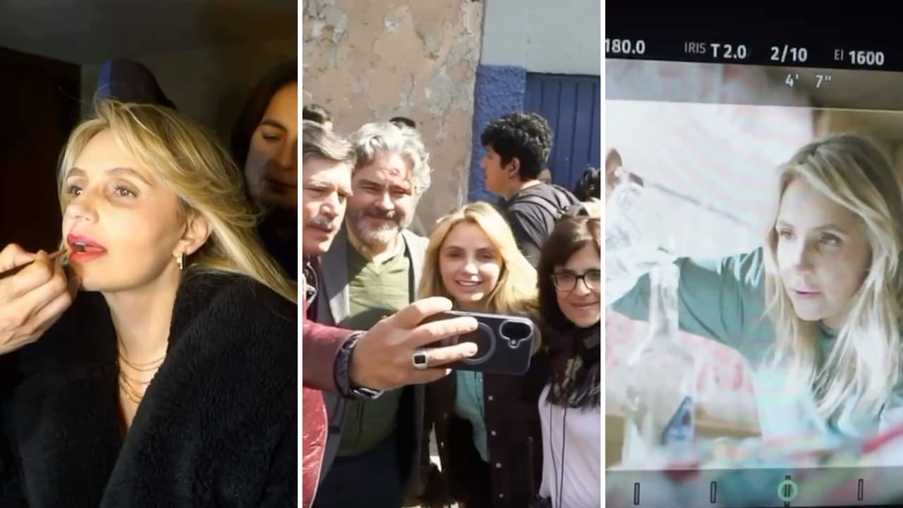 Angélica Rivera comparte fotos del detrás de cámaras de Mujeres Asesinas.