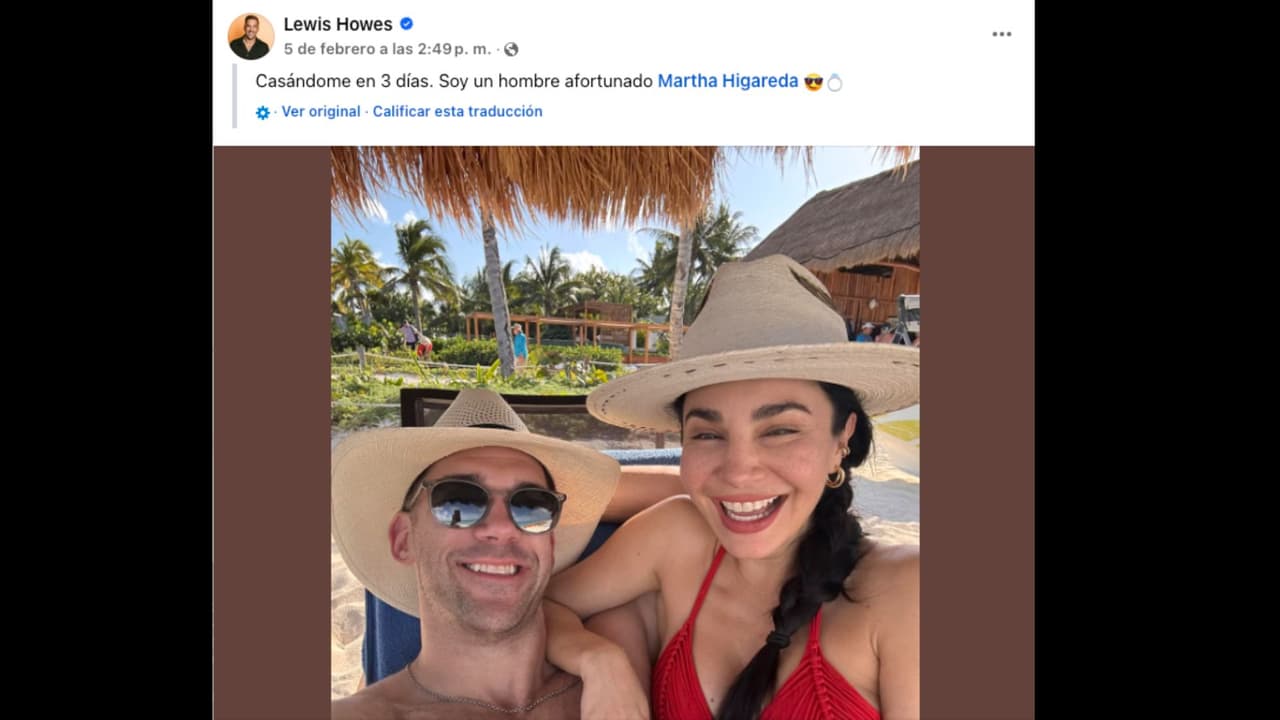 Lewis Howes revela el día que se casará con Martha Higareda