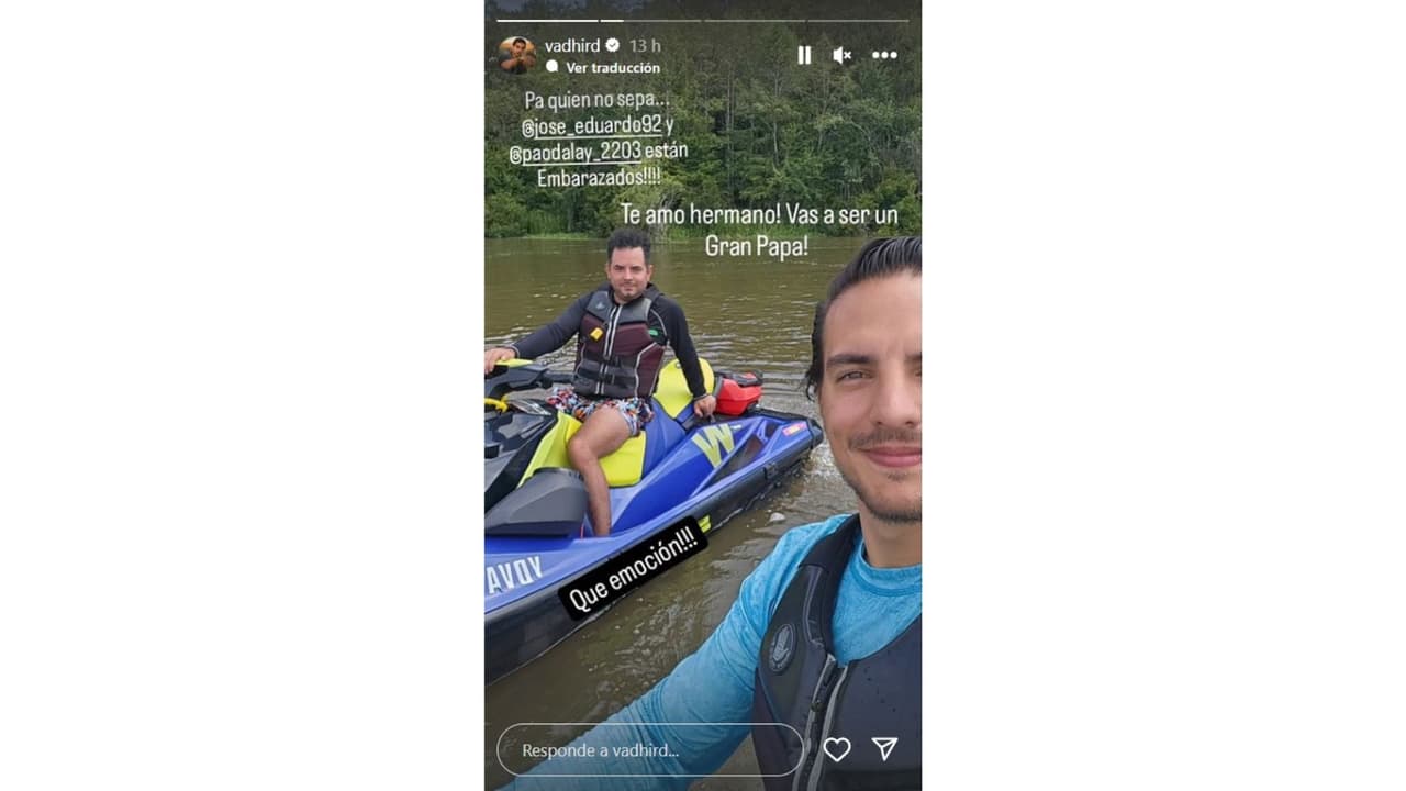Vadhir Derbez asegura que su hermana será "un gran papá".