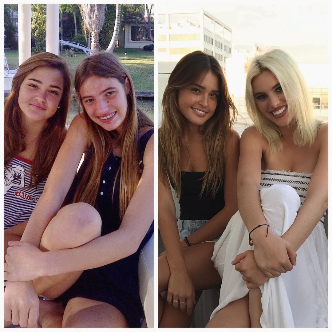 Además de exponer su ‘antes y después', Lele ha mostrado lo mucho que han cambiado sus mejores amigos