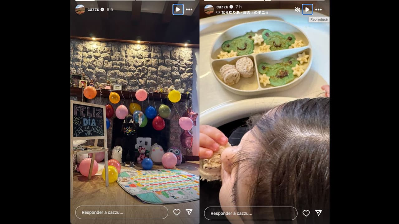 Cazzu le celebra el Día de la Niñez a su hija Inti