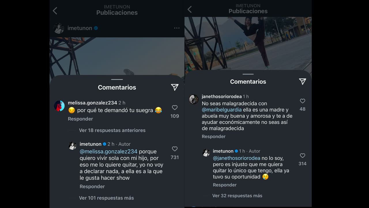 Ime Tuñón, nuera de Maribel Guardia, responde dudas de sus seguidores respecto a la demanda que interpuso la actriz