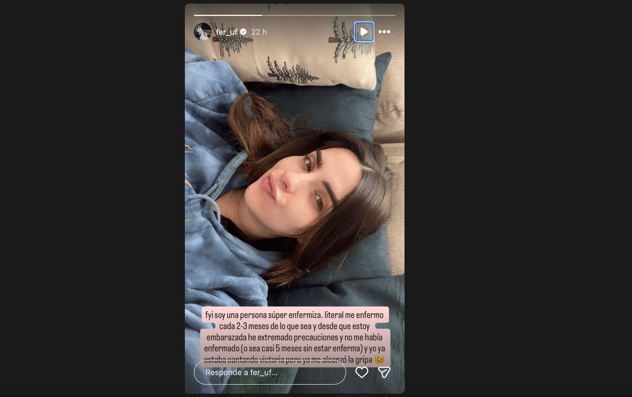 Fernanda Urdapilleta revela que está enferma.