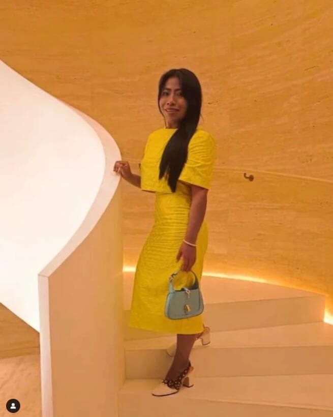 Yalitza Aparicio vestido Gucci