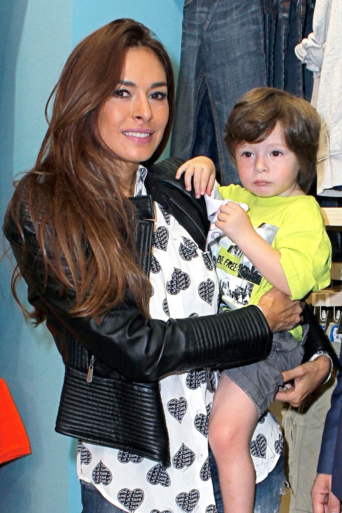 La conductora habla constantemente de su primogénito