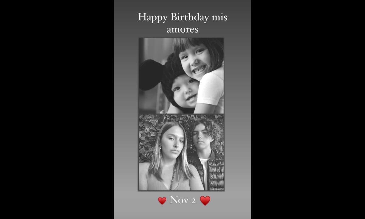 Fernando Rovzar felicitó a sus hijos por su cumpleaños