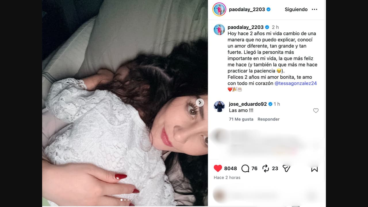 Paola Dalay dedica tierno mensaje a su hija Tessa por el segundo cumpleaños