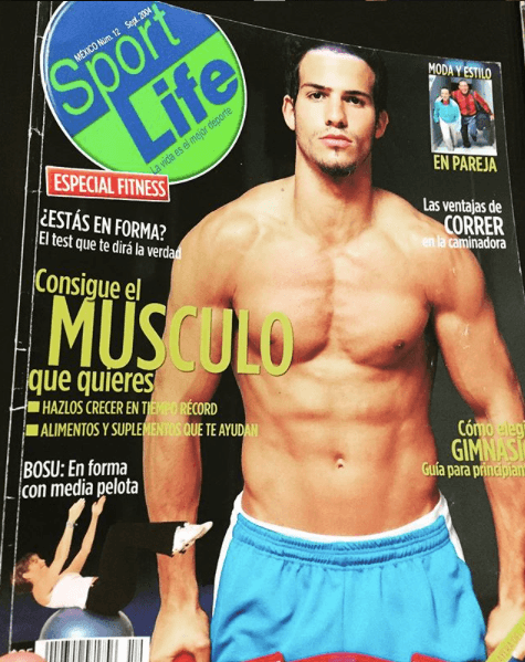 Asimismo, a su llegada a México y antes de tener su primera oportunidad actoral como uno de los galanes juveniles de 'Rebelde', Gurfi consiguió aparecer en distintas portadas de revista gracias a su impresionante musculatura.