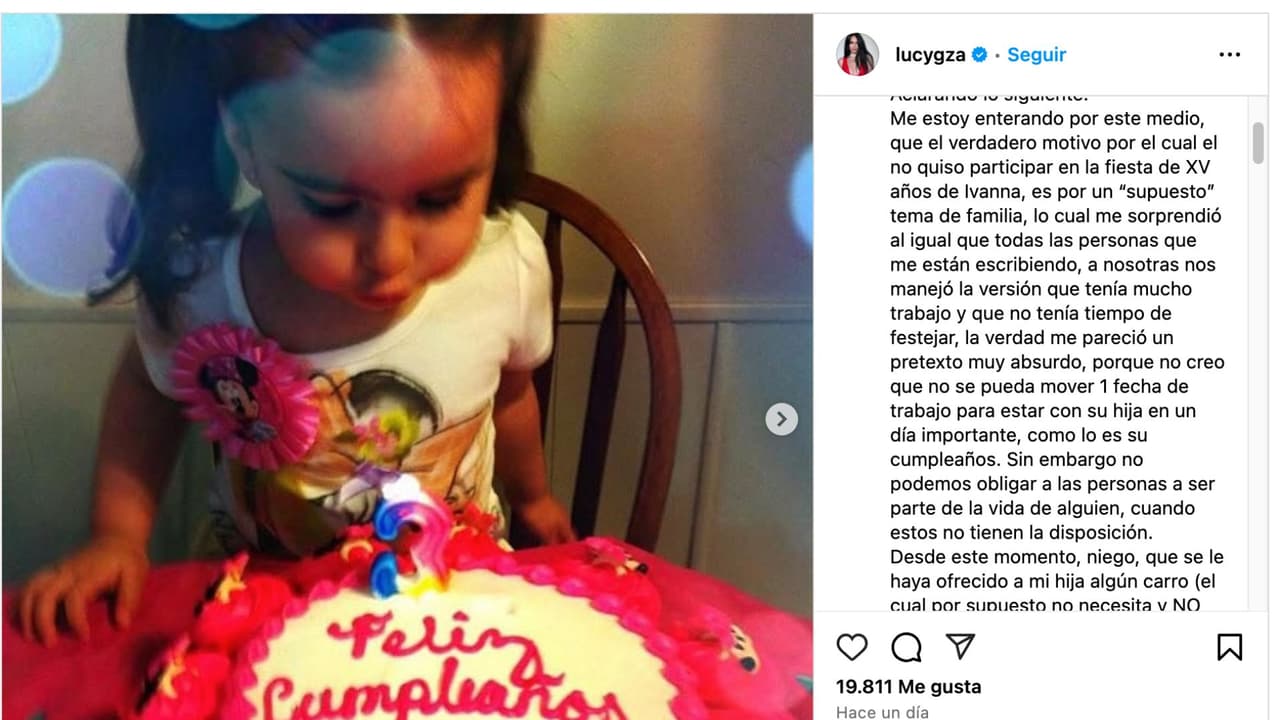 Lucy Garza desmiente a su ex Poncho de Nigris.
