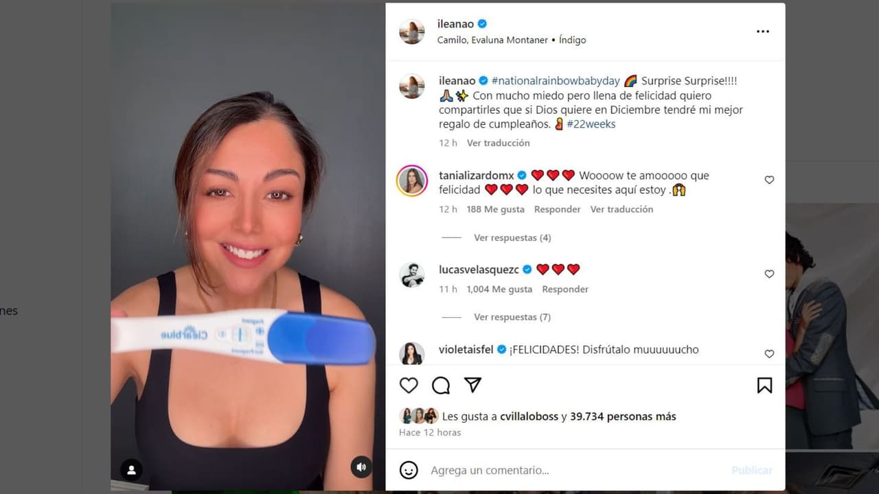 Ilean Almaguer, de Atrévete a Soñar, anuncia embarazo.