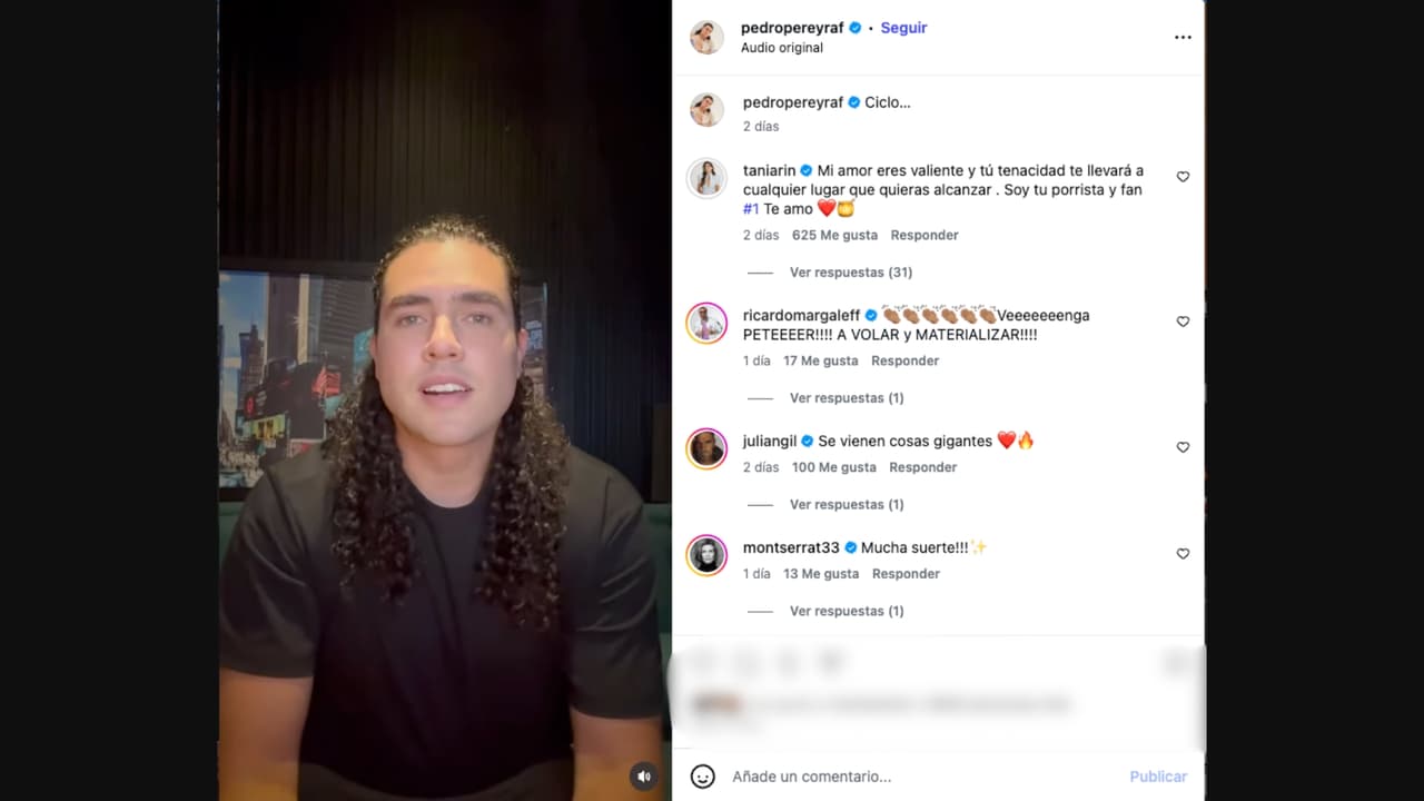Tania Rincón respalda a su novio Pedro Pereyra tras anunciar nuevo proyecto profesional
<br>