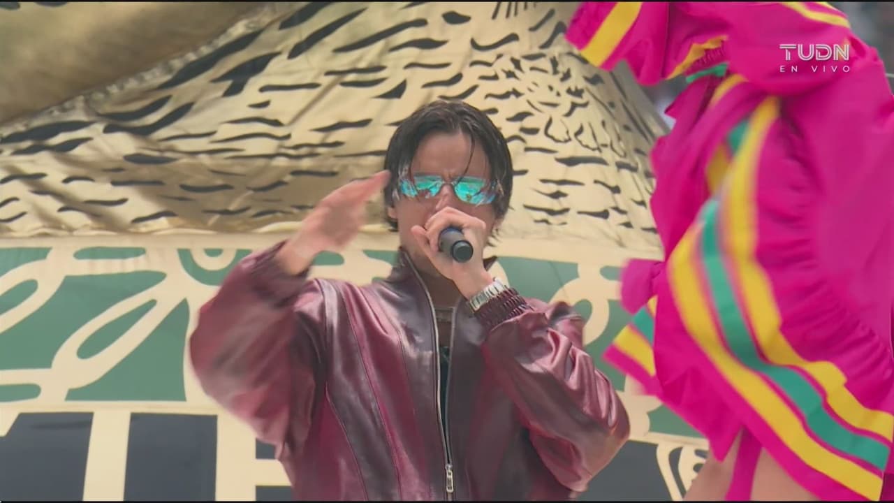 Danny Ocean en la ceremonia inaugural de la Copa Mundial 2026.