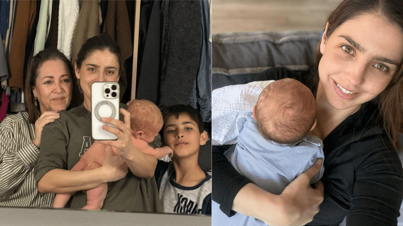 Michelle Renaud publica emotivas fotos de su bebé recién nacido y le manda mensaje a mamá de Matías Novoa