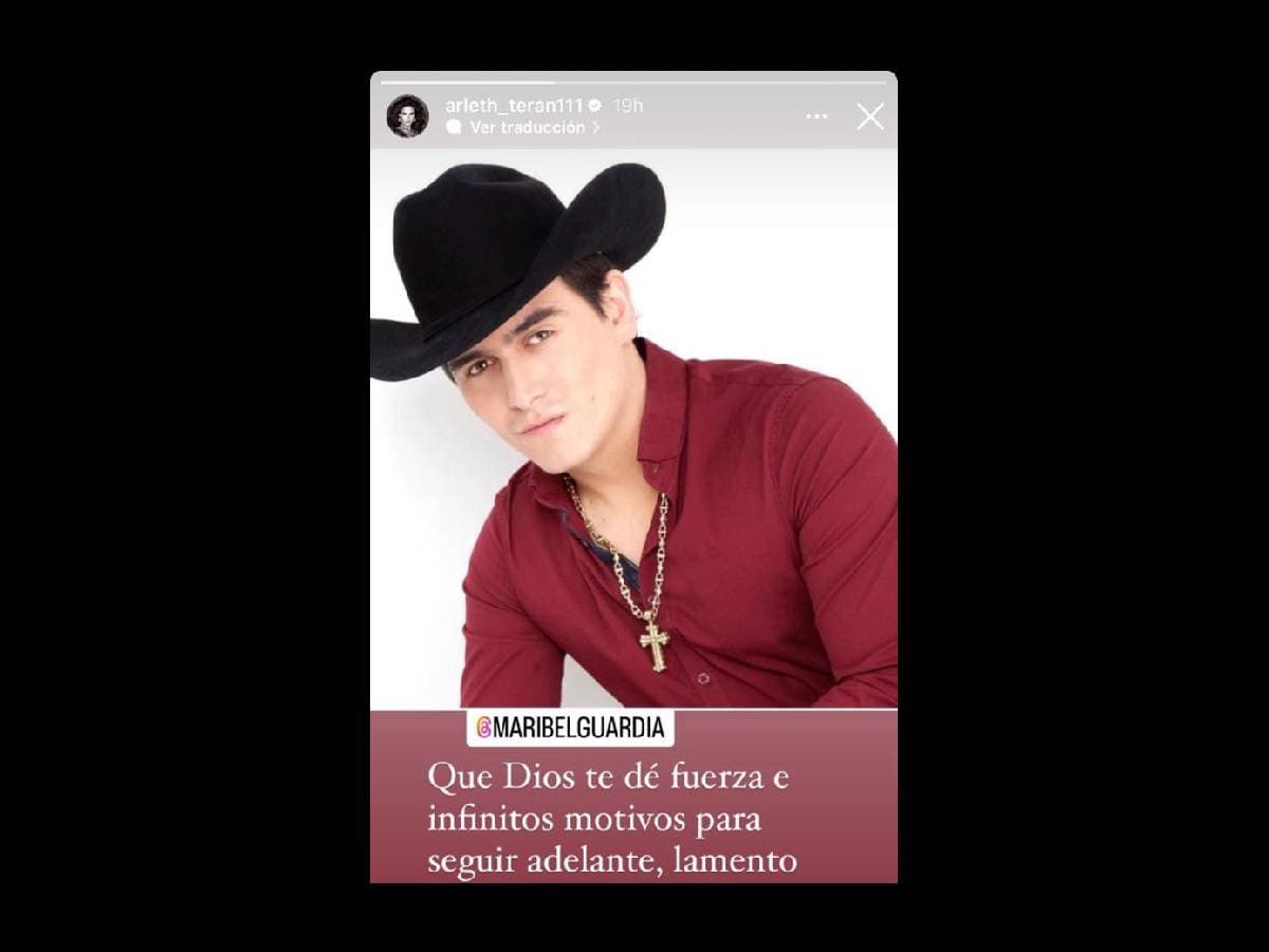 La actriz lamentó a muerte del hijo de Maribel Guardia y Joan Sebastian.