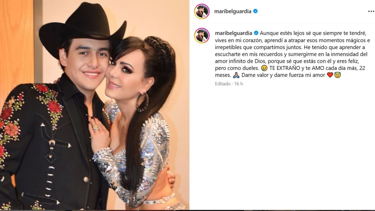 Maribel Guardia dedica emotivo mensaje a su hijo Julián Figueroa a casi 2 años de su muerte