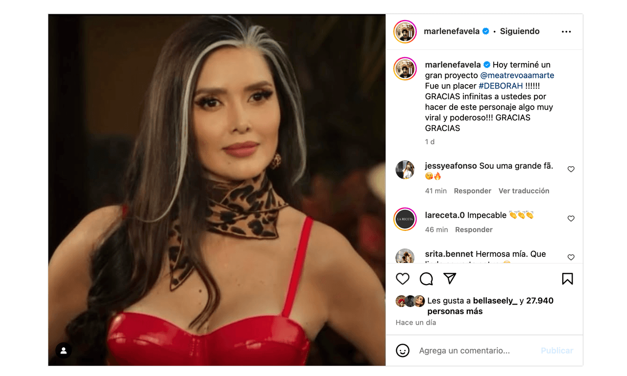 Marlene Favela deja 'Me atrevo a amarte' y así se despide de la telenovela