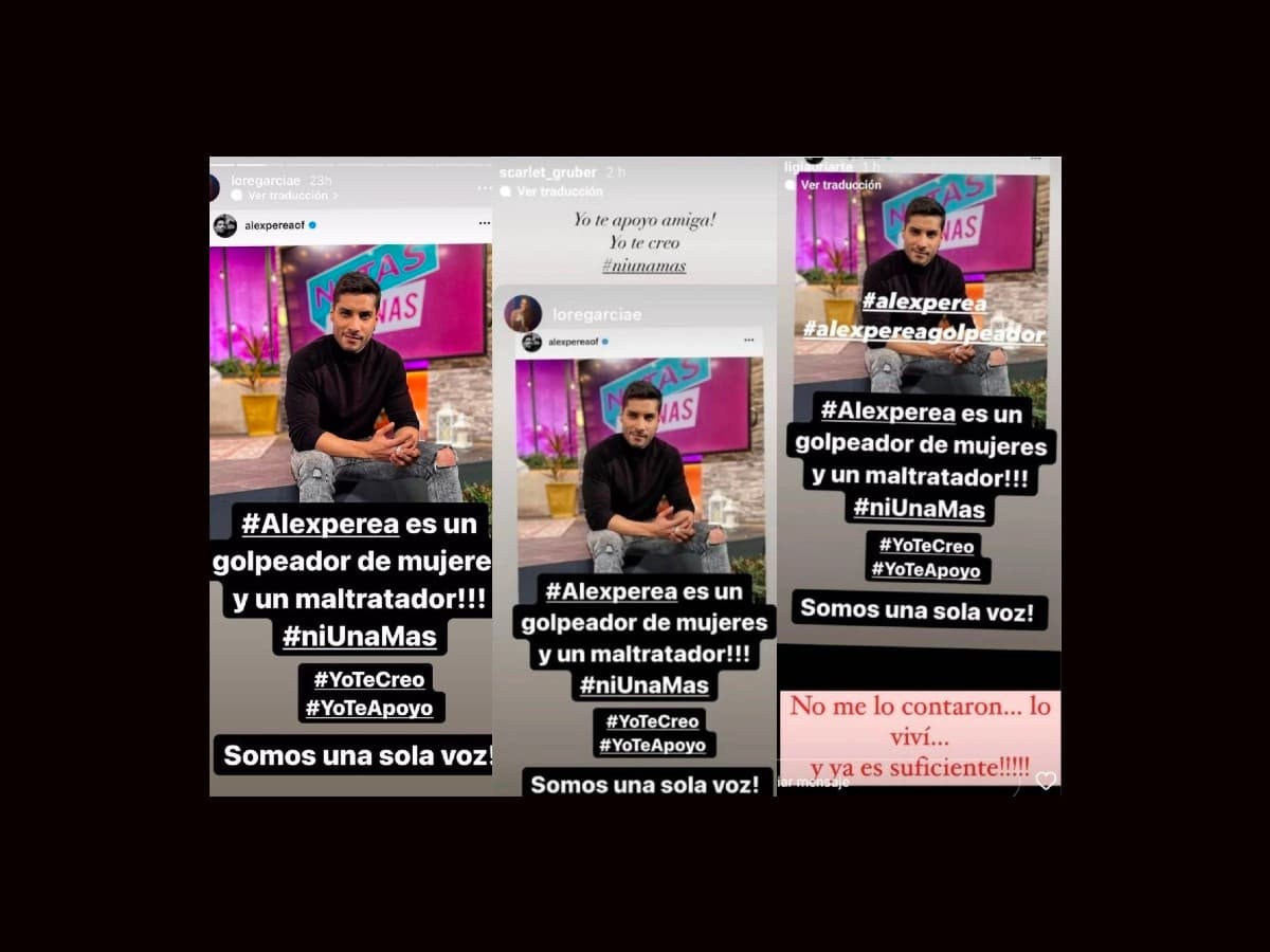 Actrices señalan a Alex Perea de presunta violencia