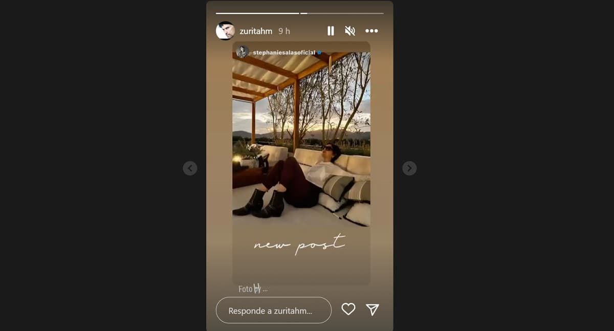 El actor compartió la imagen tras los rumores de un romance con la actriz