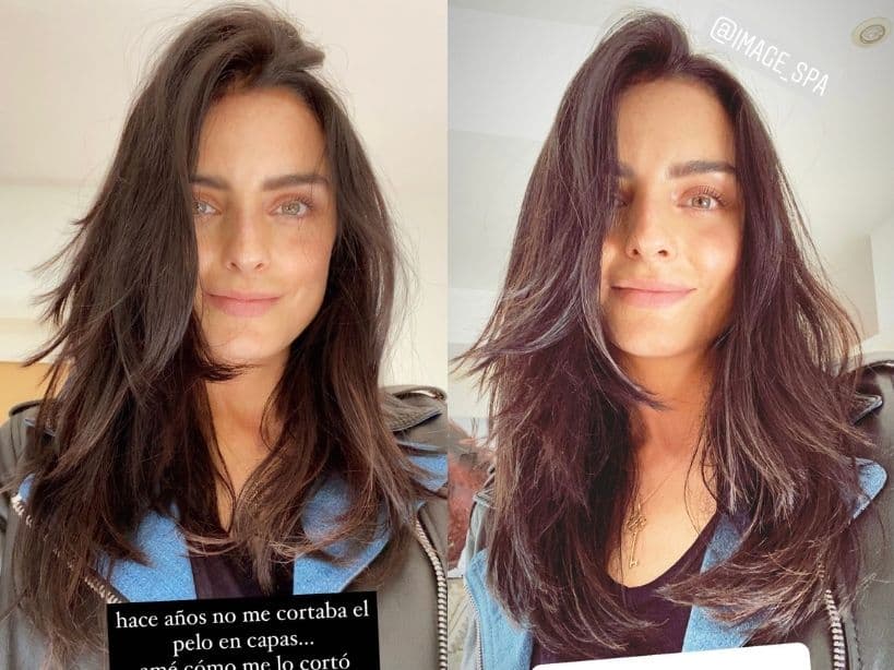 Aislinn Derbez renueva su look y lo presume en redes.