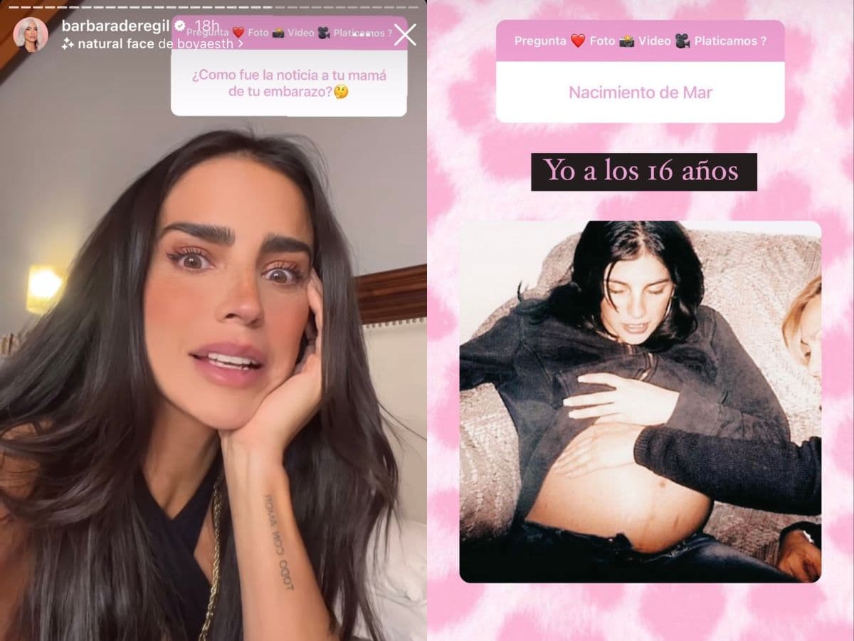 Bárbara de Regil revela cómo le dijo a su mamá de su embarazo a los 16 años