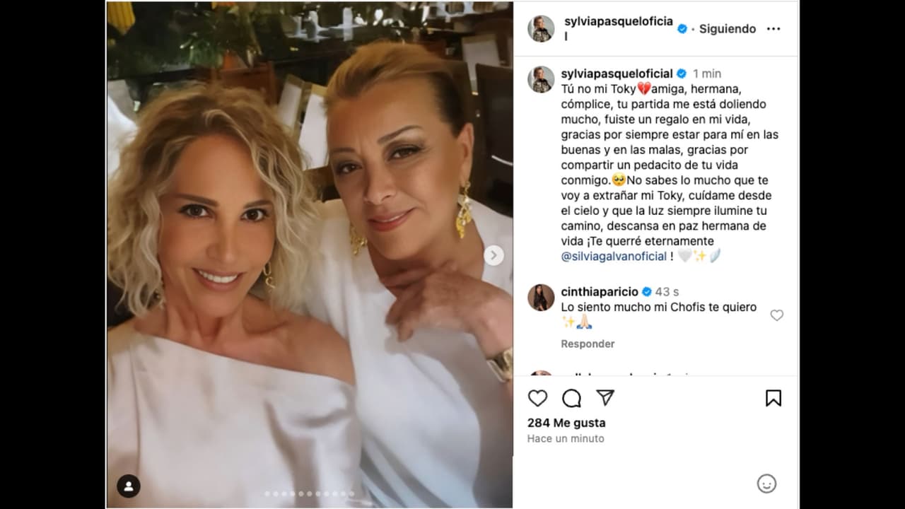 Sylvia Pasquel lamenta la muerte de su amiga Sylvia Galván