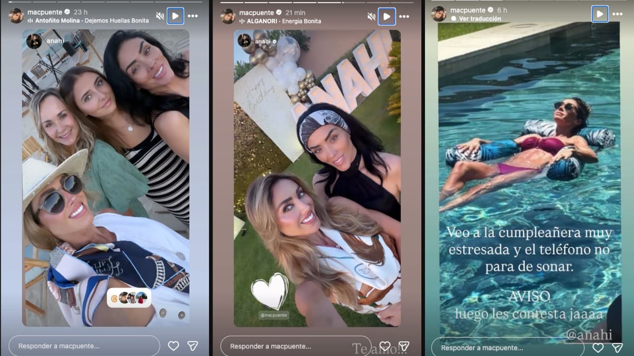 Marichelo acude a la celebración de cumpleaños de su hermana Anahí
