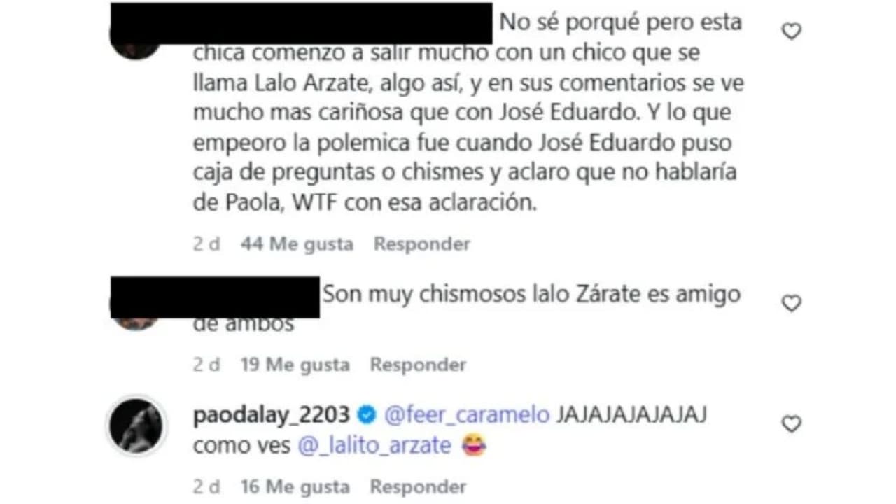 Paola Dalay reacciona a rumores tras su supuesta separación con José Eduardo Derbez.