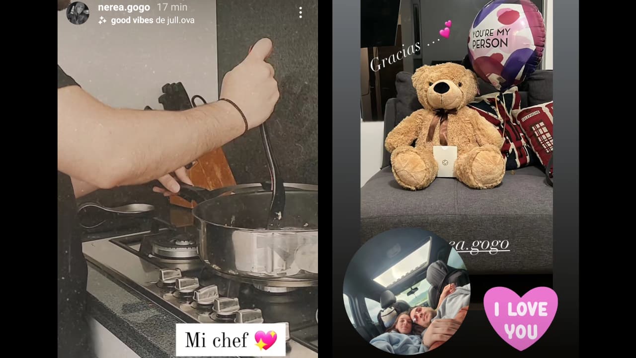 Nerea se mostró feliz ante su nueva relación amorosa