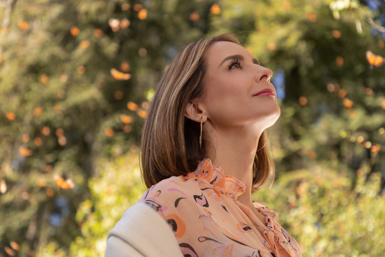 Susana González contempló lo hermoso del paisaje y ver a las mariposas monarca.