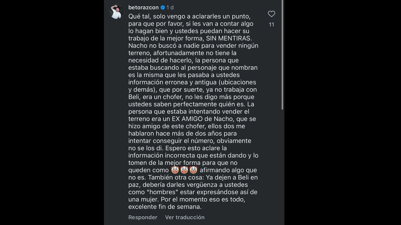 Amigo de Belinda desmiente que Ignacio Peregrin esté buscando a Christian Nodal