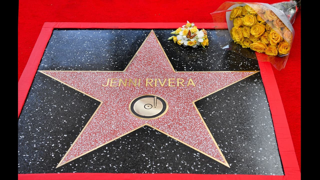 Jenni Rivera ya tiene su estrella en el Paseo de la Fama de Hollywood