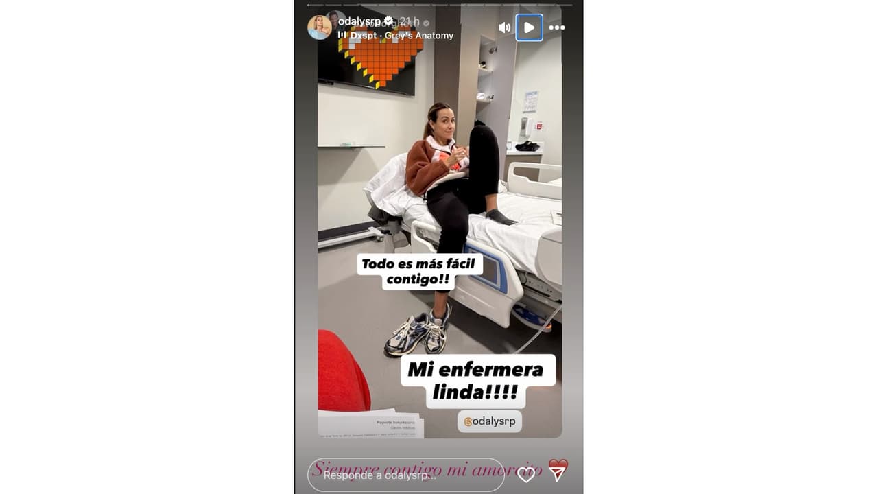 Odalys Ramírez manda mensaje tras hospitalización de Patricio Borghetti.