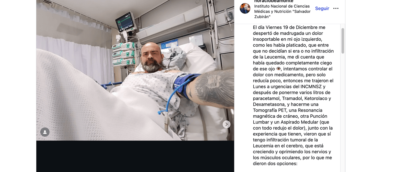 Actor de Por amar sin ley queda ciego tras ser desahuciado; devastado, toma drástica decisión para tratar de salvarse