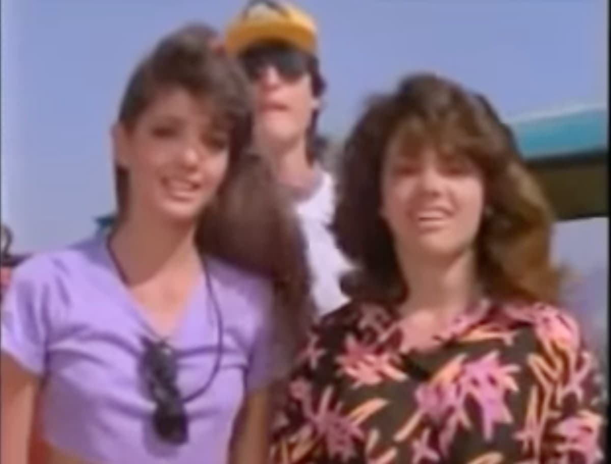 Adela Noriega y Tatiana actuaron juntas en 1985,