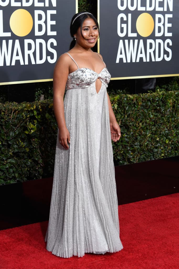 Yalitza Aparicio en los Golden Globes 2019