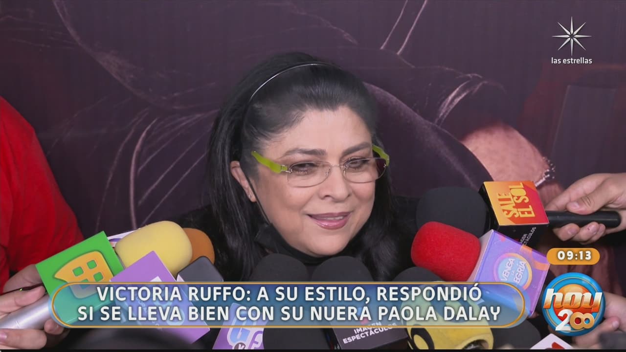 Victoria Ruffo aparece en Hoy; por fin, habla de la supuesta separación de José Eduardo y esto dice de su nuera