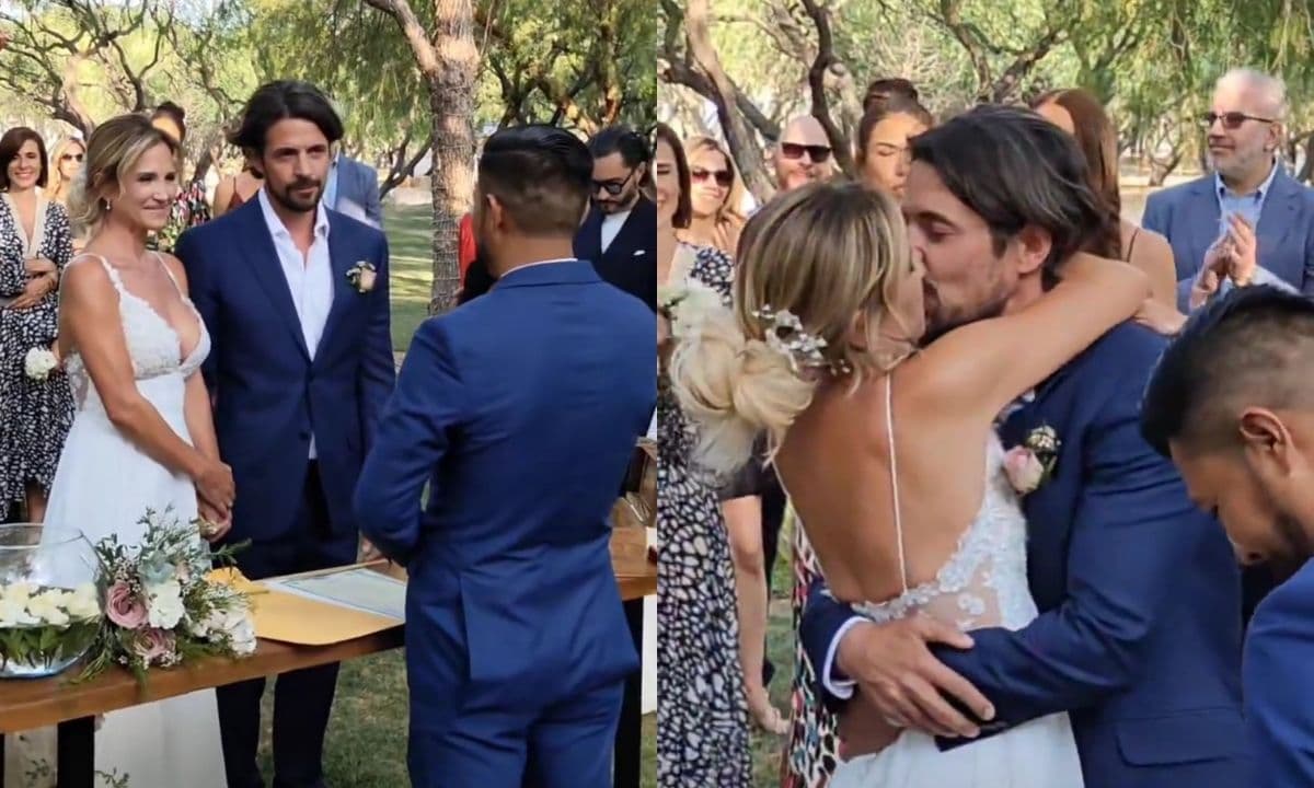 Así fue el primer beso de la pareja, publicaron fotos en Instagram