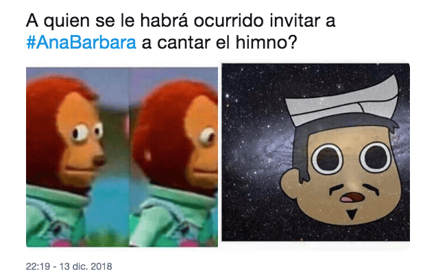 Sus errores se sumaron a las burlas que recibió por su exagerado maquillaje.