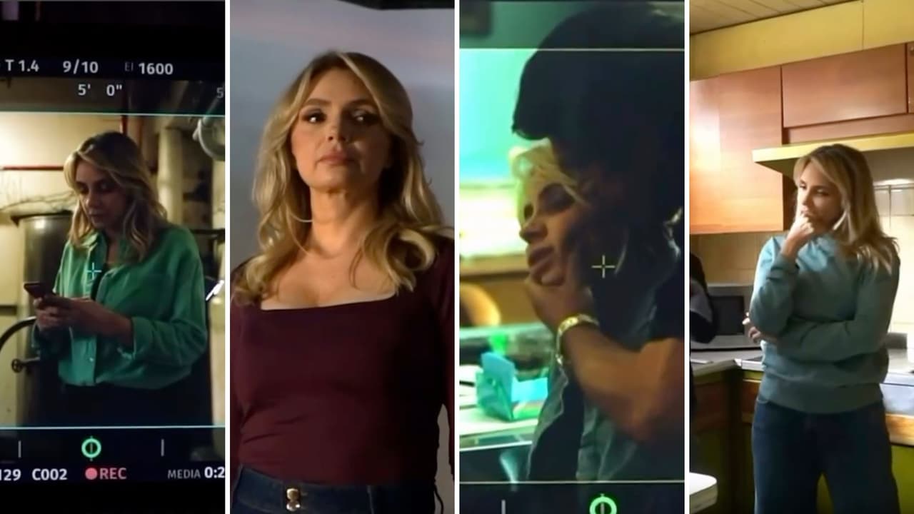 Angélica Rivera comparte fotos del detrás de cámaras de Mujeres Asesinas.
<br>