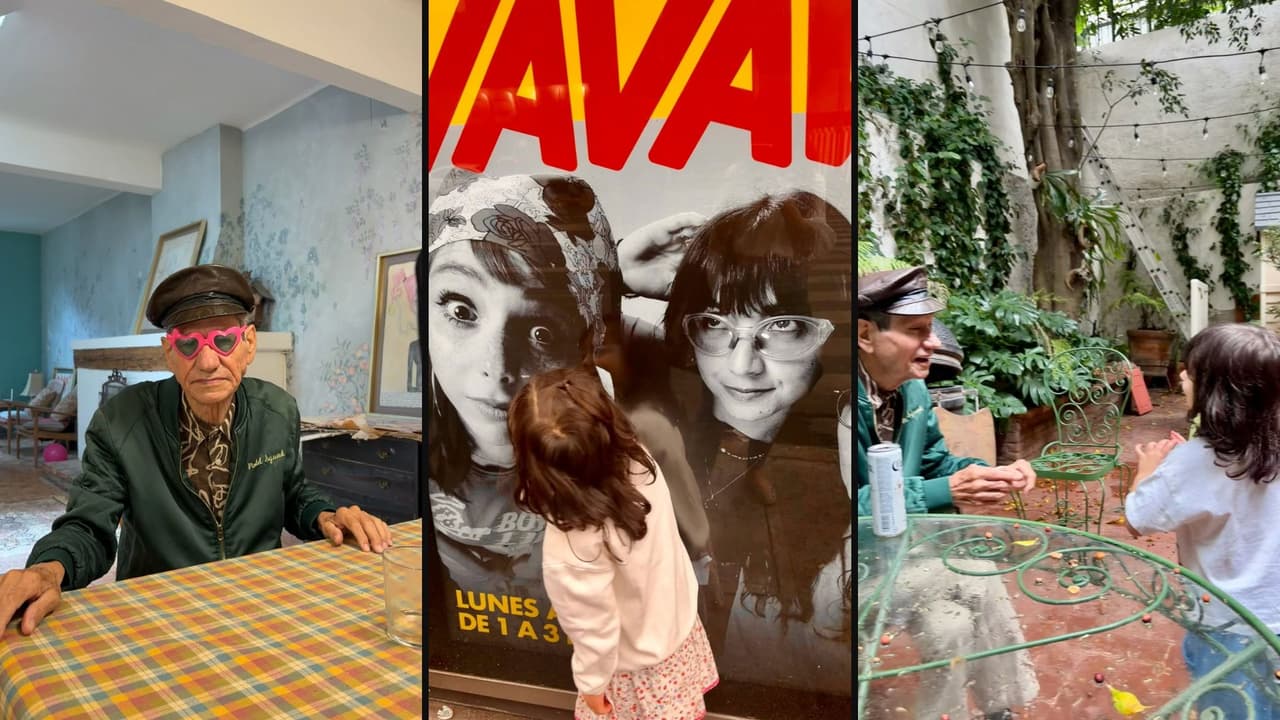 Natalia Téllez comparte que su padre cumplió 82 años y que su hija la reconoció en un póster